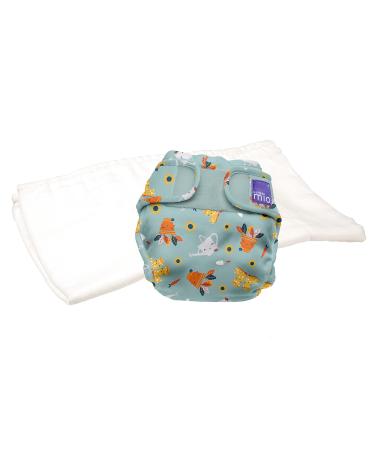 Bambino Mio Mioduo Two-Piece Reusable Eco Chemical Free Nappy Get Growing Size 1 ( 9Kgs) Get Growing Size 1 (&lt 9kgs)