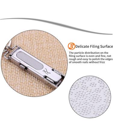 Finger Nail Clip | Manicure Nail Cutter for Thick Nails - Nail Clipper Set - Nail Clippers with Nail File | Curved and Bevel Trimmer for Toenail Fingernail | Clippers for Natural Finger Nails - Buy Online on GoSupps.com