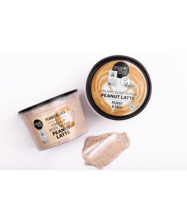 Organic Peanut Latte Creamy Body Scrub with Shea - 250 ml - Buy Online on GoSupps.com