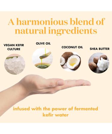 PIQI Kefir Soap Bar Orange & Spice - Exfoliating Nourishing Rich in Lactic Acid Vegan (Natural Palm-Oil Free) - Buy Online on GoSupps.com