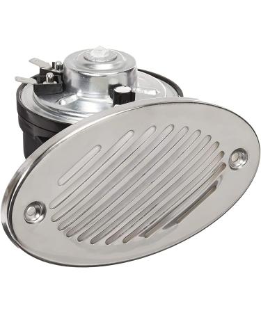 12V Hidden Flush Mount Marine Boat Horn with Mounting Screws - 316 Stainless Steel - Buy Online on GoSupps.com