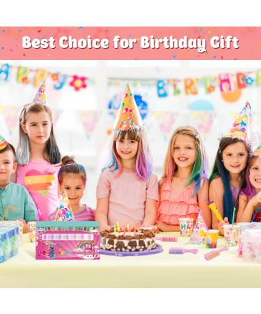 8 Colors Hair Chalk for Kids MSDADA Temporary Hair Color Dye for Kids Gifts for Girls Age 6 7 8-12+ Colour Hairspray for Kids Birthday St. Patrick's Day Children's Day Crazy Hair Day(Multicolored A) - Buy Online on GoSupps.com