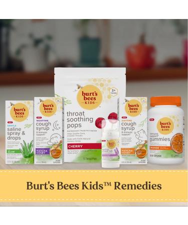 Burt's Bees Kids Cough Syrup & Immune Support - Natural Grape, 4 fl oz (1+ Years) - Buy Online on GoSupps.com