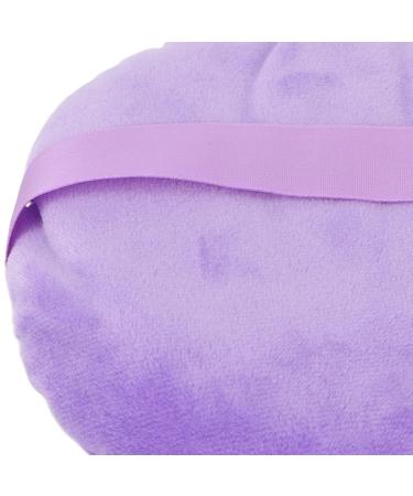 Buy Ultra Large Round Makeup Puff Pad - Soft Washable Swan Down Powder Puff for Wet/Dry Use - Purple | Perfect for Loose Powder Blending - Buy Online on GoSupps.com