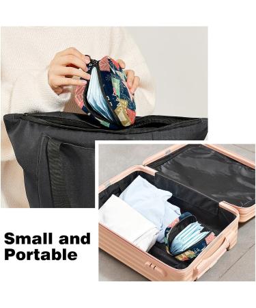 Christmas Tree Sanitary Napkin Storage Bag - Portable Period Kit with Zipper - Period Menstrual Cup Pouch for Women/Girls - Color 8 - Buy Online on GoSupps.com