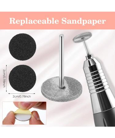 Andibro 2Pcs Sanding Disc Nail Drill Bits Electric Foot File Hard Skin Remover Discs Emery Carbide Callus Remover Pads Pedicure Sandpapers Replacement Cracked Skin Callus Removal for Manicure Pedicure - Buy Online on GoSupps.com