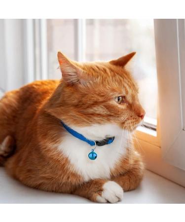 Molain 24pcs Cat Bells with Keyrings- Dog Collar Bells Training Jingle Bell Collar Pendant Pet Accessories Festival Party DIY Small Bells Mixed Color - Buy Online on GoSupps.com