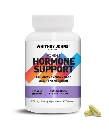 Whitney Johns Natural Hormone Balance Proprietary Supplement for Women Promotes Harmony to Improve Energy Desire Better Mood & Supports Heart Health Supports PMS Relief Menopause & Hot Flashes