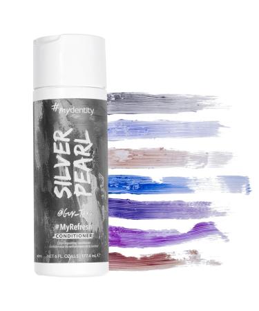 #mydentity MyRefresh Color Depositing Conditioner 6 oz | Temporary Hair Dye | Color Lasts up to 25 washes Silver Pearl