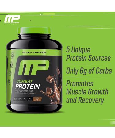 Muscle Pharm Combat 4lb Chocolate Protein & MusclePharm Fish Oil - Buy Online on GoSupps.com