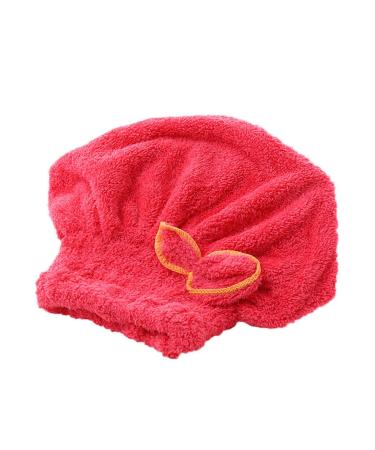 SDFGHZSEDFGSDFG beautiful design bowknot Solid hair turban fast drying hair hat wrap wipes bath tool dry towel head winding hat