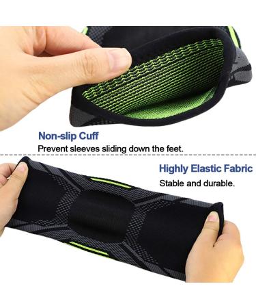 Beister 1 Paar Kr chelbandage Konpressionsbandage f r Damen und Herren Elastische Verstauchung Plantarfasziitis FuÃsocken f r Verletzungen Gelerkschnerzen Achillessehne Fersensporn Schwarz-5 M (Pack of 2) - Buy Online on GoSupps.com