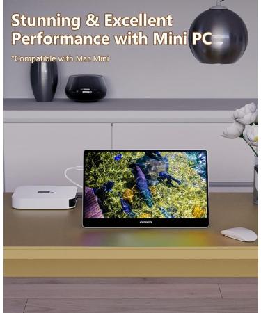 INNOCN Portable Monitor 15.6" OLED 1080P FHD USB C Laptop Monitor HDMI Computer Display HDR Gaming Monitor w/Detachable Stand & Speakers - 15A1F - Buy Online on GoSupps.com