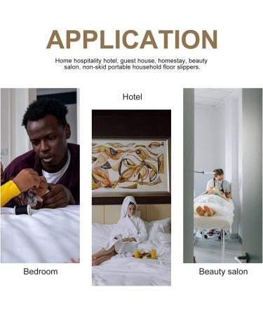 50 Pairs E-Way Slippers - Portable Closed Toe House Shoes for Women & Families | Ideal for Spa Hotel Parties | Sizes 37-42 EU - Buy Online on GoSupps.com