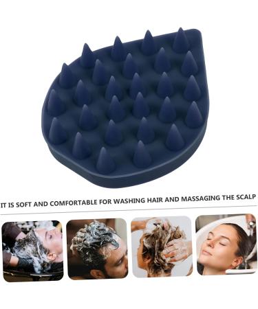 BCOATH Silicone Bathing Brush & Hair Washing Comb - Scalp Massage Device | Water Drop-Shaped Brush (8.5x7cm) for Ultimate Hair Care - Buy Online on GoSupps.com