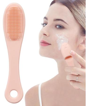 Silicone Facial Scrubber | Handheld Finger Gentle Facial Scrubber | Space Saving Face Wash Brush for Travel Soft Face Cleansing Brush for Cleansing Rowces Lotus Root Powder - Buy Online on GoSupps.com