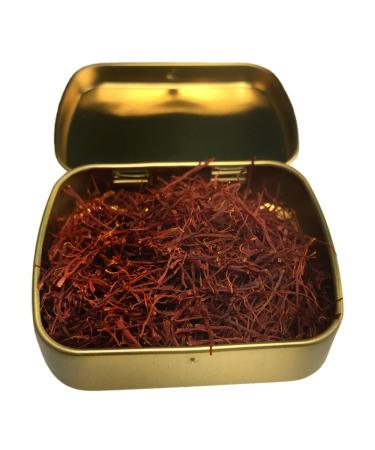 Premium All-Red Saffron Tin - 2g | Highest Quality Saffron Threads - Buy Online on GoSupps.com