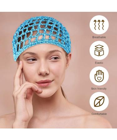 Beaupretty Braided Wigs: 12pcs Mesh Crochet Hair Net Cap Snood Hat for Short Hair - Mixed Color - Buy Online on GoSupps.com