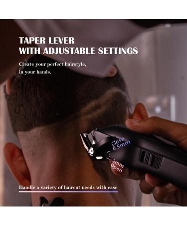 Professional Hair Clippers for Men | High Torque Brushless Motor | Cordless Trimmer & Detachable Blade | Premium Barber Kit with Charging Stand | Best Gift - Buy Online on GoSupps.com