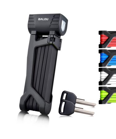 Falfschloss bicycle with bracket - bicycle lock 90cm long with 6 steel segments Ebike Castle - folding lock with safety level 10 black - Buy Online on GoSupps.com