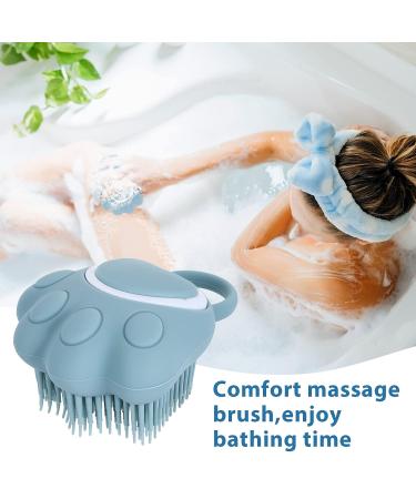 Cobee Silicone Bath Brush Soft Shampoo Dispenser & Body Scrubber - Yellow - Buy Online on GoSupps.com