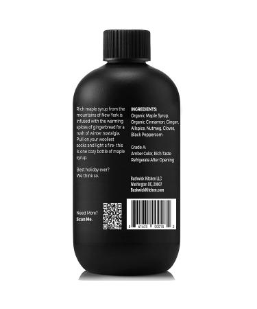 Trees Knees Gingerbread Maple Organic Maple Syrup | Winter Spices | Gluten-Free | Paleo & Vegan | 12.5 oz Bottle - Buy Online on GoSupps.com