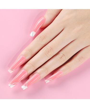 PEACECOLOR Poly Nail Gel Kit with U V Nail Lamp Starter Kit 10 Colours Nail Gel Builder Set with Slip Solution Base Coat Glossy Matte Top Coat Basic Poly Extension Gel Nail Art Tools for Beginner - Buy Online on GoSupps.com