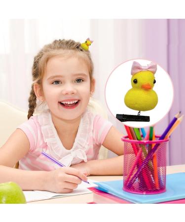 Yellow Duck Hairpin Set Duck Hair Clips Cute Duck Hairpins Cartoon Duck Hairpin Soft and Unique Yellow Duck Fun Hair Accessories Animal Hair Clips for Kids-10 Pieces Bow tie style - Buy Online on GoSupps.com