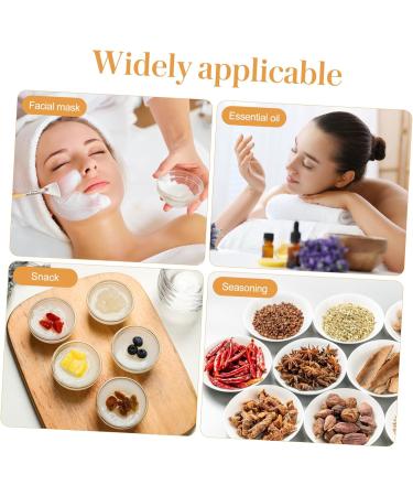 Lot De 10 Bols Transparents En Verre De 7 5 Cm Pour M lange De Masques Faciaux Bol De Rangement Pour Huiles Essentielles Usage Cosm tique Domicile - Buy Online on GoSupps.com