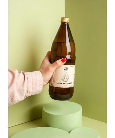 KoRo Organic Aloe Vera Direct Juice 1L - 100% Pure Aloe Vera - Natural, No Added Sugar - Buy Online on GoSupps.com