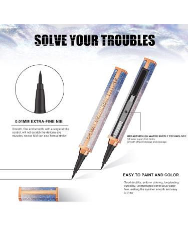 ONLYOILY Waterproof Liquid Eyeliner - Precision Micro Eye Liner Pen for Quick Drying Long Lasting Makeup - Buy Online on GoSupps.com