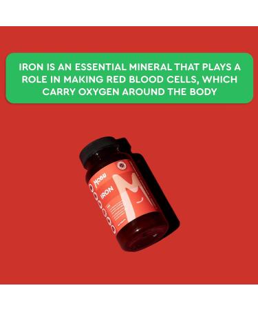 Mobu Iron Tablets 14mg | 400 Tablets 100% NRV Ferrous Fumarate BP Energy Tablets | Immunity & Energy Supplements | Helps Reduce Tiredness and Fatigue - UK Made - Buy Online on GoSupps.com
