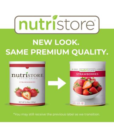 Nutristore Freeze Dried Strawberries | Healthy Snack and Emergency Survival Food | Amazing Taste & Quality | #10 Can | 25-Year Shelf Life - Buy Online on GoSupps.com