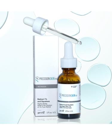 Vitality Precision Skin 1% Retinol & Squalane Serum - Anti-Aging Hydrating & Brightening | Buy Internationally - Buy Online on GoSupps.com