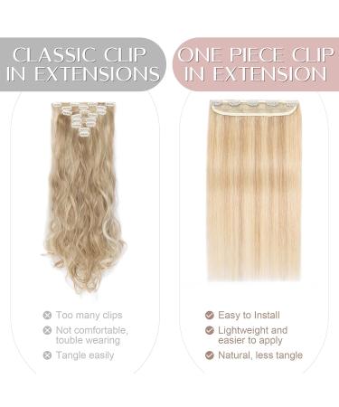 Buy SEGO Clip-In Real Hair Extensions | 100% Remy Human Hair Honey Blond #18P613 (35cm) - 45g - International Shipping Available - Buy Online on GoSupps.com