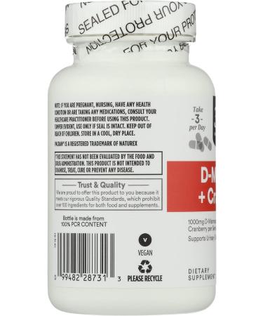365 D-Mannose with Cranberry 90 Count - Whole Foods Market - Buy Online on GoSupps.com