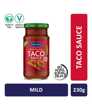 Santa Maria Taco Sauce Tex Mex Mild - 230g | Authentic Flavor for Tacos | International Shipping Available - Buy Online on GoSupps.com