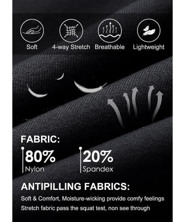 Baleaf Women's Stretch Straight Leg Golf Pants with Zipper Pockets - Black, Large - Buy Online on GoSupps.com