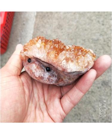 Natural Crystal Cluster Crystal Carving Hedgehog Quartz Minerals Stone Decoration Home The Goods ZJGIDTEM (Size : 300g 7-8cm) - Buy Online on GoSupps.com