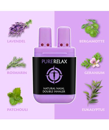 Maiji Double Inhaler - Pure Relaxation Aromatherapy | Essential Oils Inhaler Pencil with Lavender Bergamot & Rosemary | Made in Germany - Buy Online on GoSupps.com