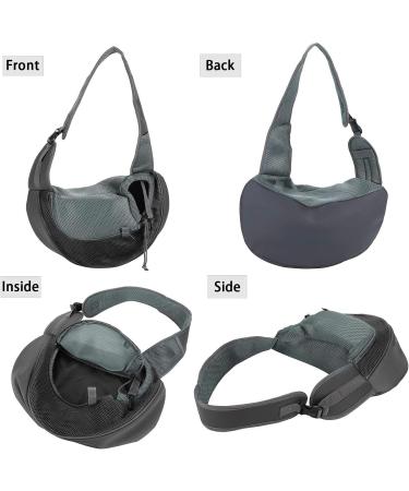 Tragot Small Dog & Cat Carrier Bag - Adjustable Mesh Travel Bag for Pets (2-4kg) - Green - Buy Online on GoSupps.com