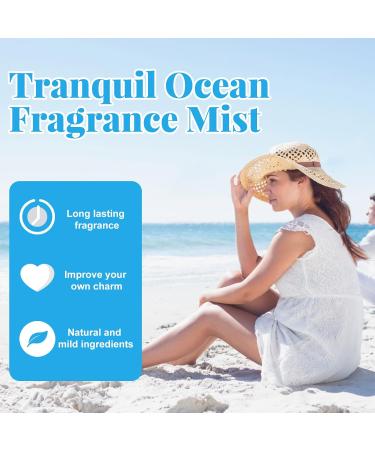 Ocean Fragrance Mist Long Lasting Fresh Perfume Spray Summer Breeze Eau De Parfum Tranquil Ocean Fragrance Mist Enhance Elegance and Confidence (1 Pcs) 3.53 Fl Oz (Pack of 1) - Buy Online on GoSupps.com