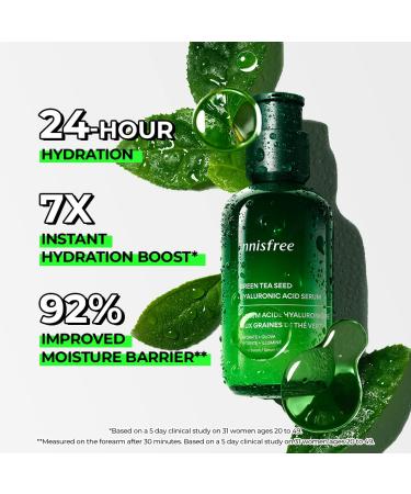 Innisfree Green Tea Seed Intensive Hydrating Serum 2.7 Fl Oz - Hydrating Green Tea Serum - Buy Online on GoSupps.com