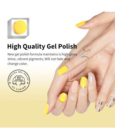 Venalisa 12ml Milky Yellow Gel Nail Polish - Soak Off UV LED Natural Nail Art Manicure - French Gift 0.43oz - Buy Online on GoSupps.com