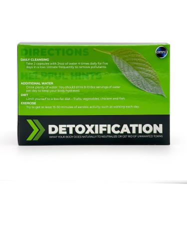 Omni 5 Day Permanent Detox Cleanse - Natural Body Cleanse with Toxin Rid - 40 Capsules - Buy Online on GoSupps.com