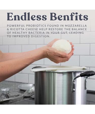 Craft Fresh Mozzarella & Ricotta at Home | Cultures for Health Cheese Kit - Buy Online on GoSupps.com