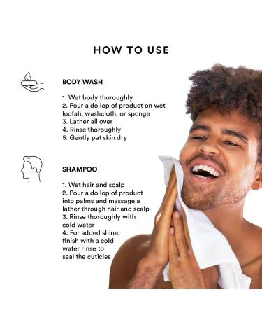 WOW Skin Science 2-in-1 Body Wash & Shampoo for Men | Moisturizing Formula with Shea Butter & Vitamin E | Ideal for Dry Skin & Acne | 250ml - Buy Online on GoSupps.com