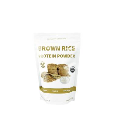 Cherie Sweet Heart Organic Brown Rice Protein Powder 1 lb 100% Non-GMO Dairy-Free Keto-Friendly Gluten-Free Soy-Free Plant-Based Protein Brown Rice Protein 1 Pound (Pack of 1)
