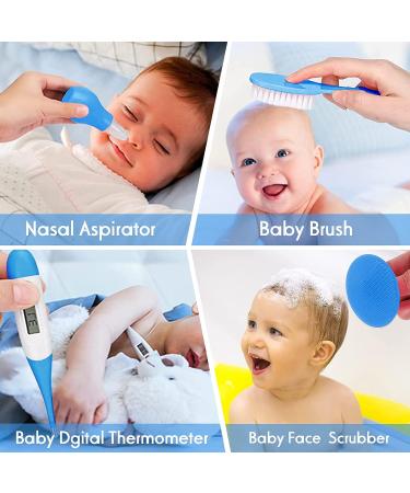 28Pcs Baby Grooming Care Kit | Carelax Baby Healthcare and Grooming Set with Electric Nail Trimmer, Comb, and Brush for Newborns and Toddlers - Buy Online on GoSupps.com