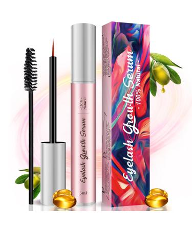 S Rum De Croissance Des Cils Lash Serum Professionnel De Croissance Des Cils Et Des Sourcils Nouvelle Formule S Rum De Croissance Des Naturels Pour La Croissance-5ML - Sans Irritation